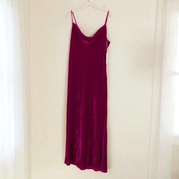 purple velvet slip dress Naomi Velvet Burnout Slip Dress In Purple Girl In Mind